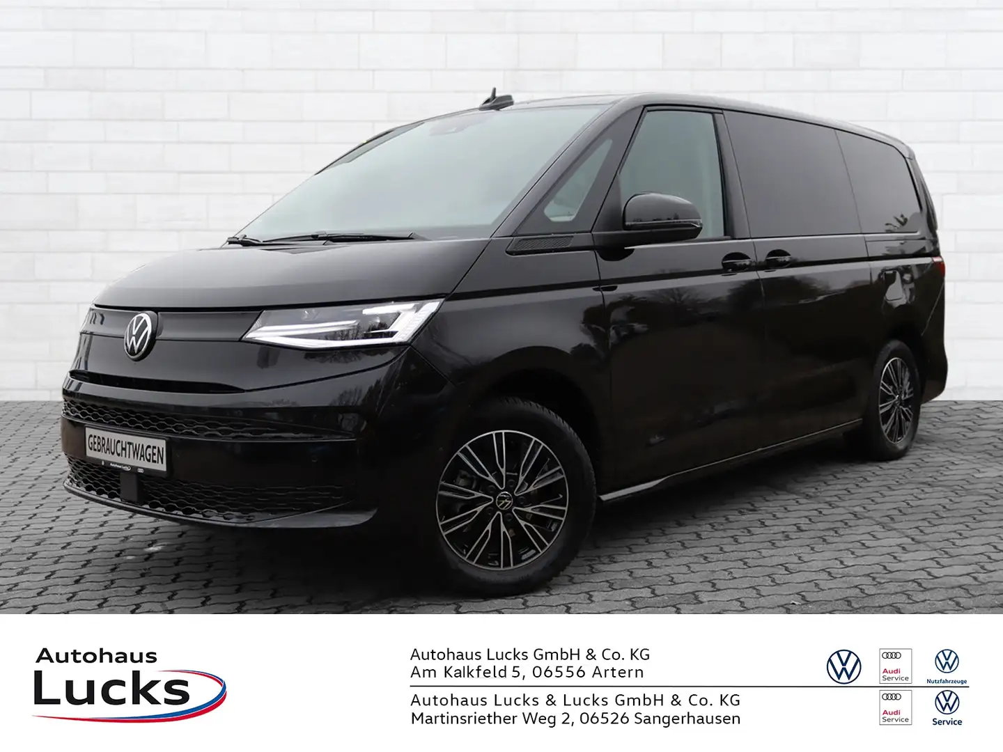 Volkswagen T7 Multivan 2.0 TDI LÜ DSG Standhzg AHK Kamera Schwarz - 2