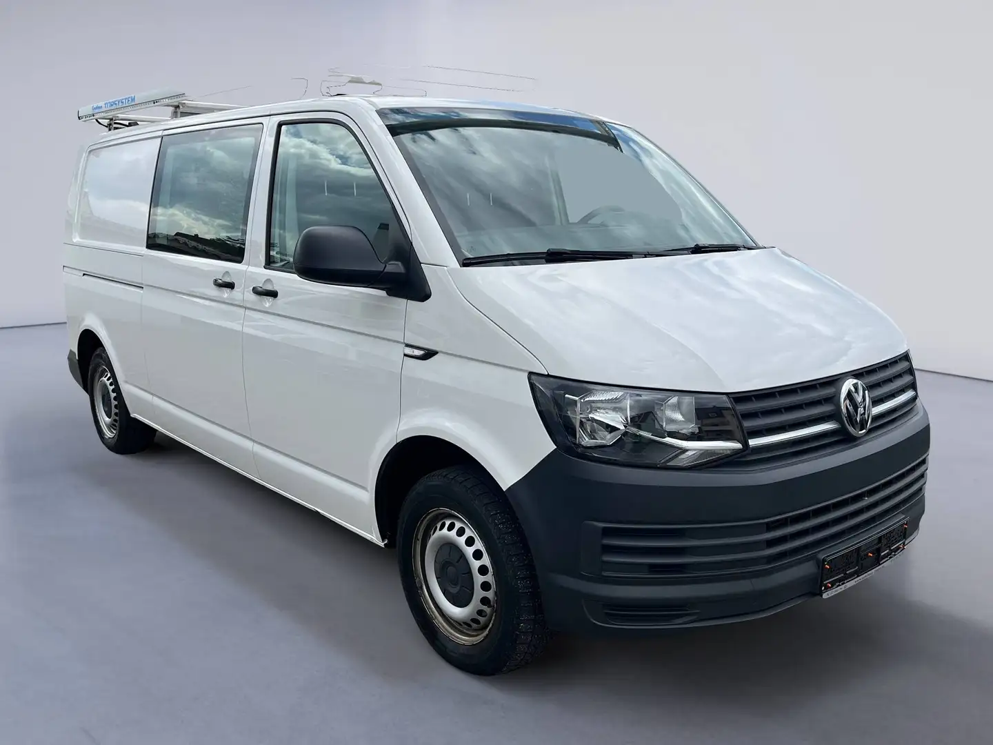 Volkswagen T6 Transporter 2.0 TDI Kasten Lang +Einbau+Glas+220V+AHK+Navi+Tem Weiß - 1