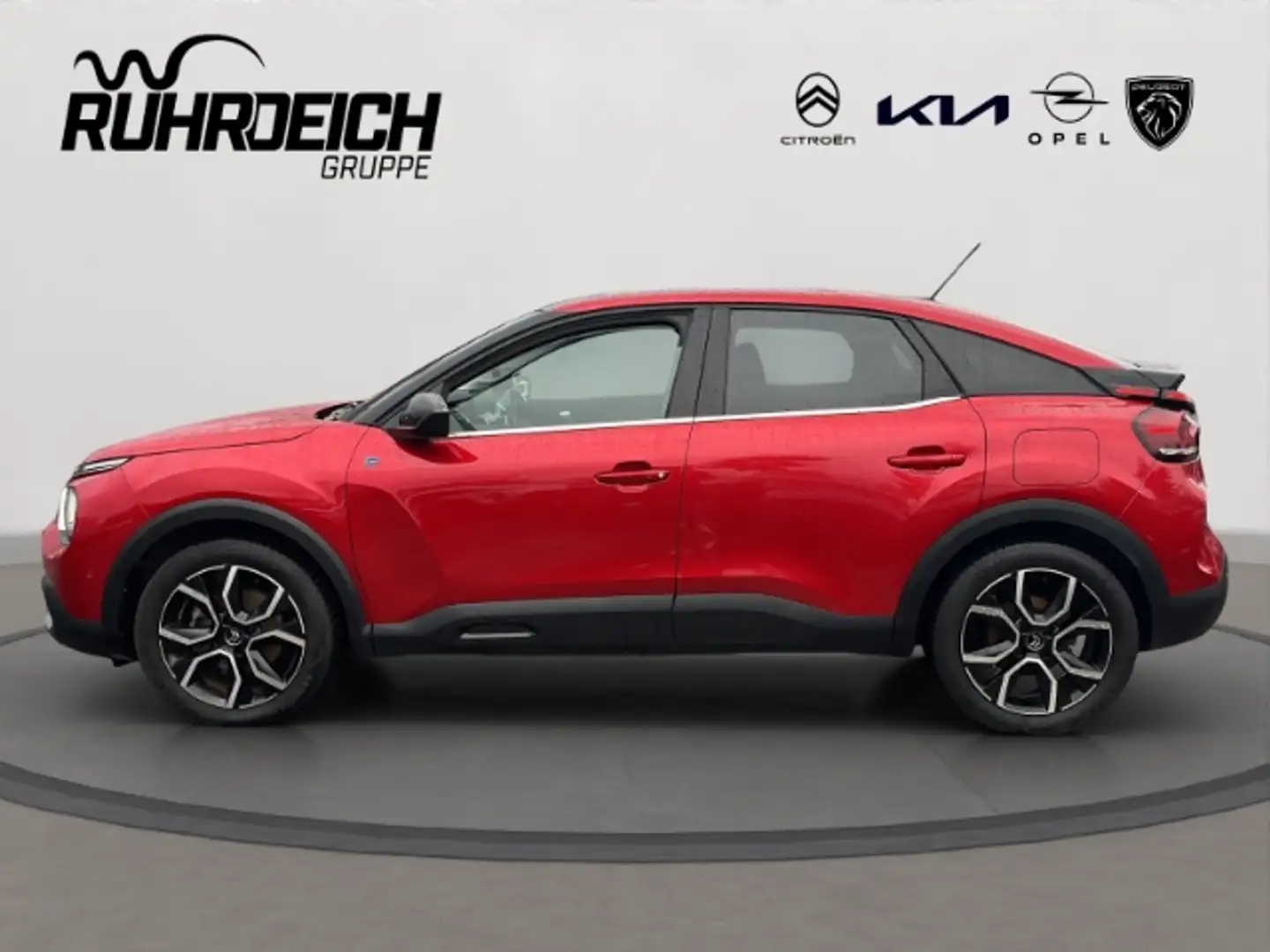 Citroen E-C4 Electric Shine EAT8 SCHIEBEDACH LEDER KAMERA NAVI PDC SHZ K Rot - 2