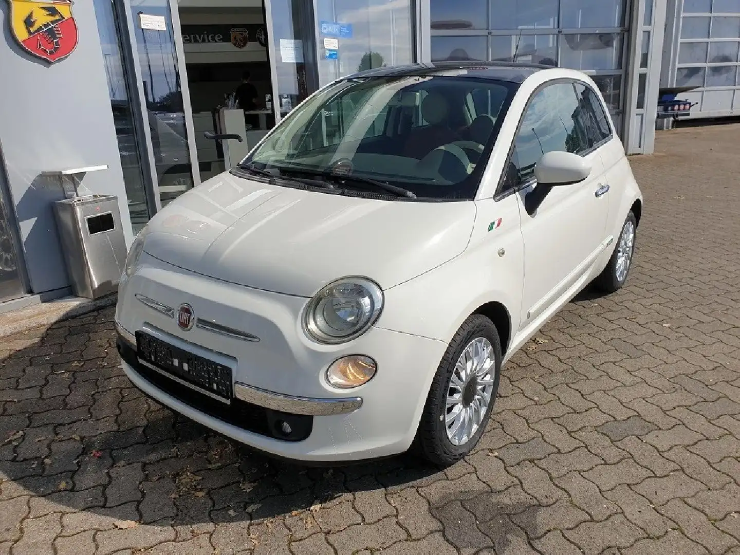Fiat 500 Lounge Blanc - 1