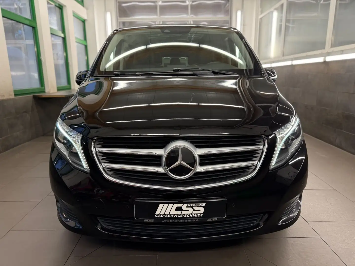 Mercedes-Benz V 220 V220 AVANTGARDE 4M lang Pano Sport-Paket LED AHK Černá - 2