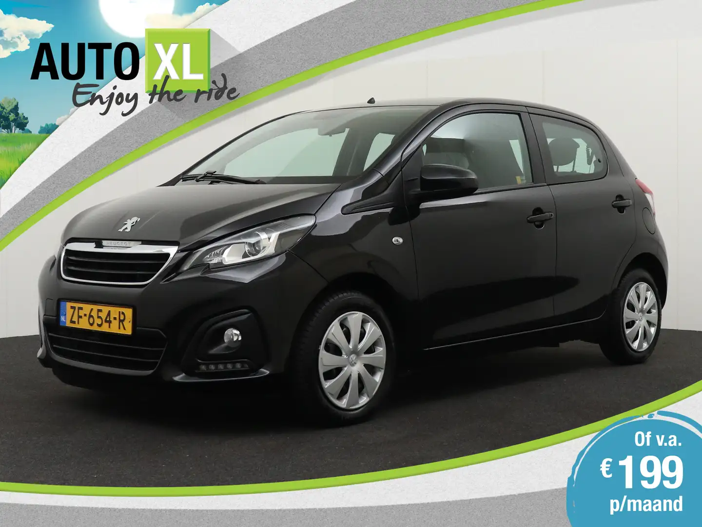 Peugeot 108 1.0 Aut. e-VTi Active Bluetooth LED  Airco Zwart - 1