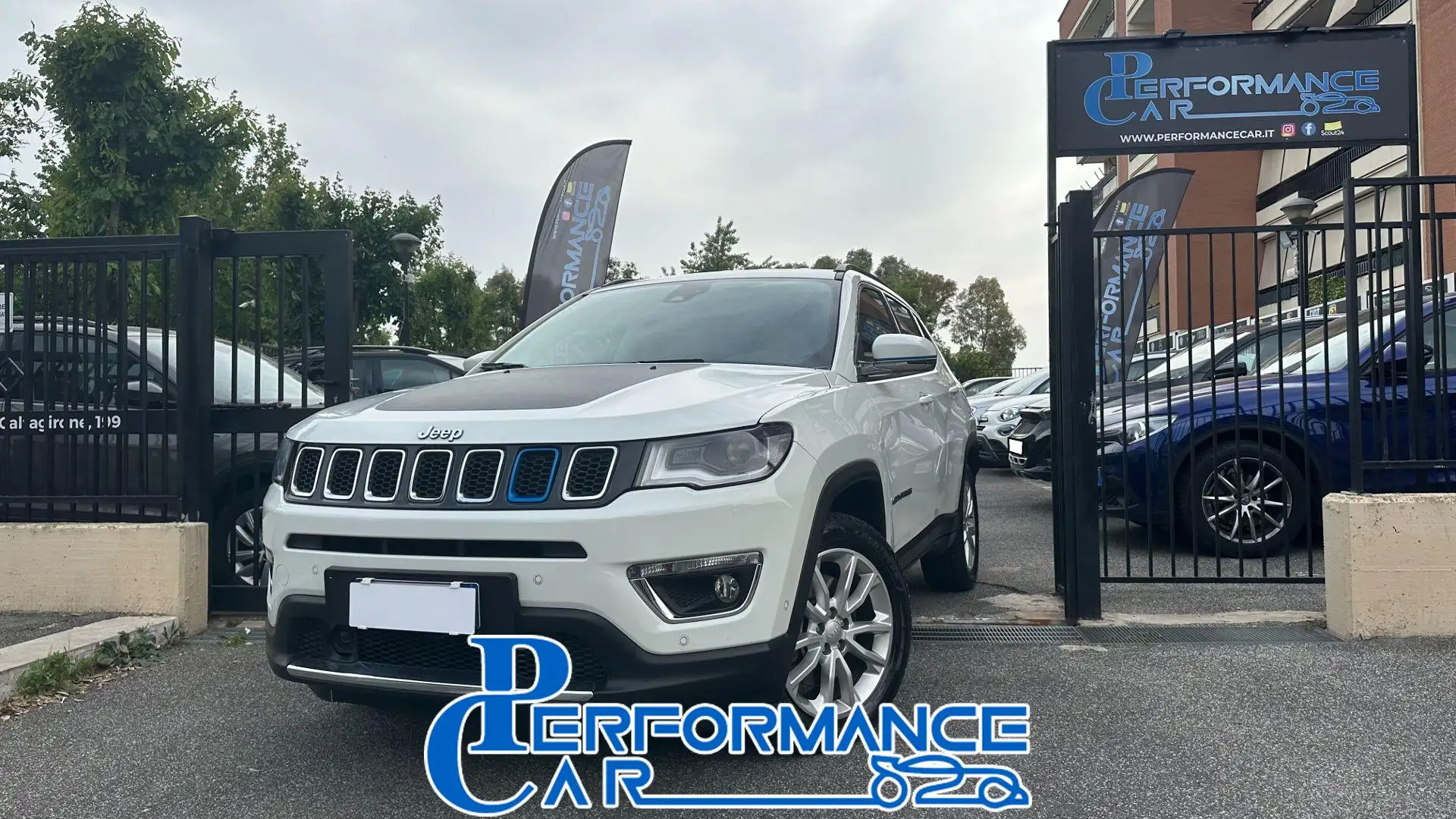 Jeep Compass 1.3 T4 190CV PHEV AT6 4xe LIMITED*24M.G.*CARPLAY* Wit - 1