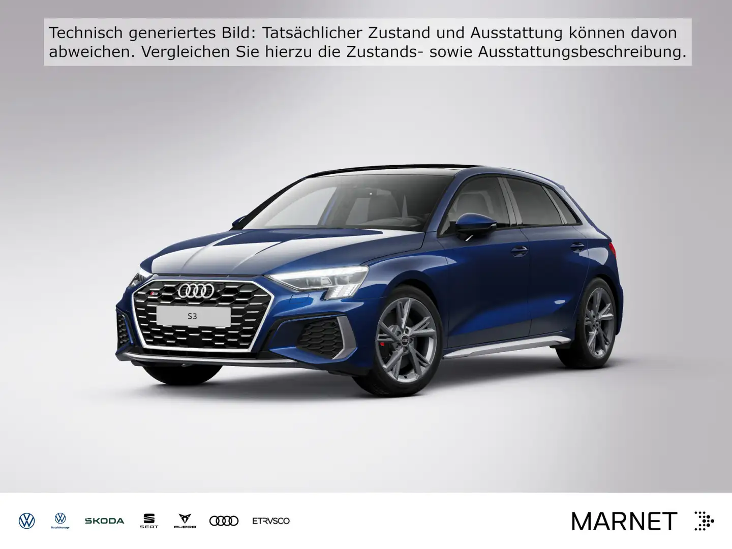 Audi S3 TFSI 228(310) kW(PS) S tronic Blau - 1