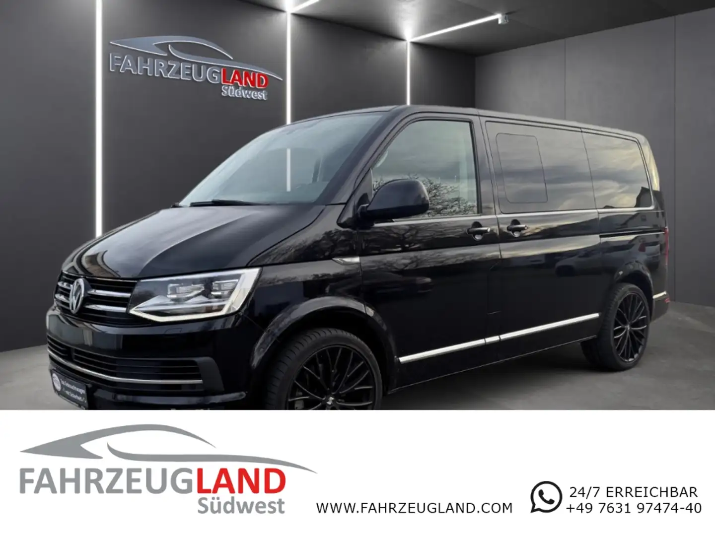 Volkswagen T6 Multivan Highline 7 Sitz. DSG Temp. 2x el. Schiebetür Clima Noir - 1
