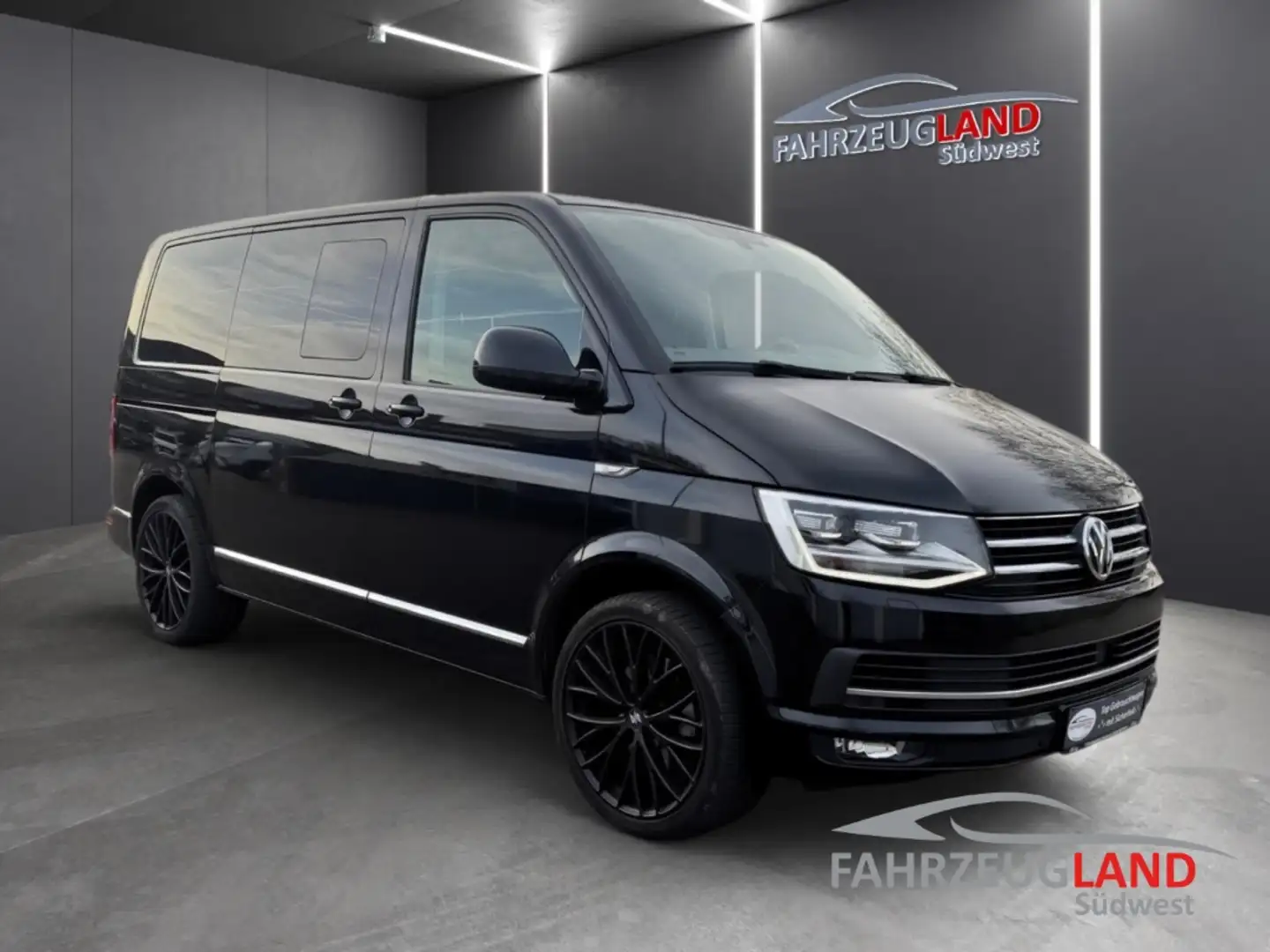 Volkswagen T6 Multivan Highline 7 Sitz. DSG Temp. 2x el. Schiebetür Clima Noir - 2