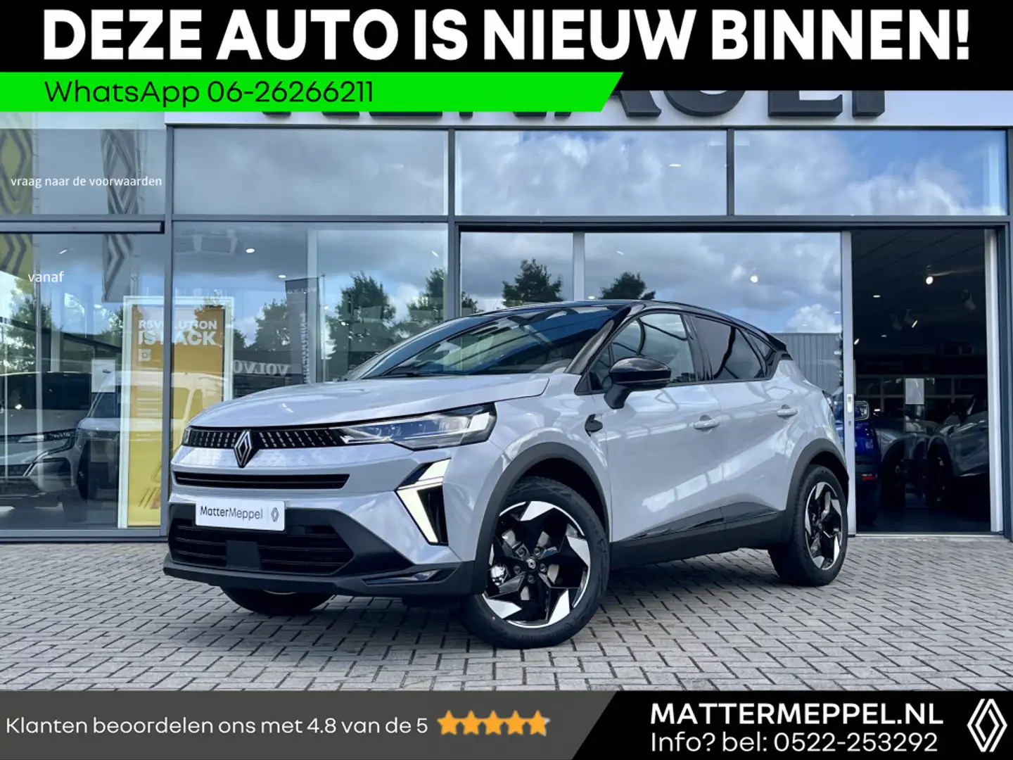 Renault Captur 1.6 E-Tech Full Hybrid 145 Techno Stoel+Stuurverwa Grigio - 1