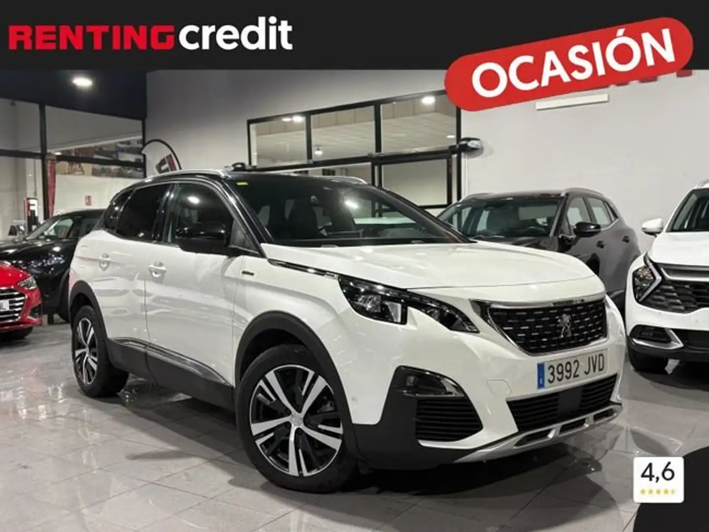 Peugeot 3008 2.0BLUEHDI GT LINE SS Blanco - 1