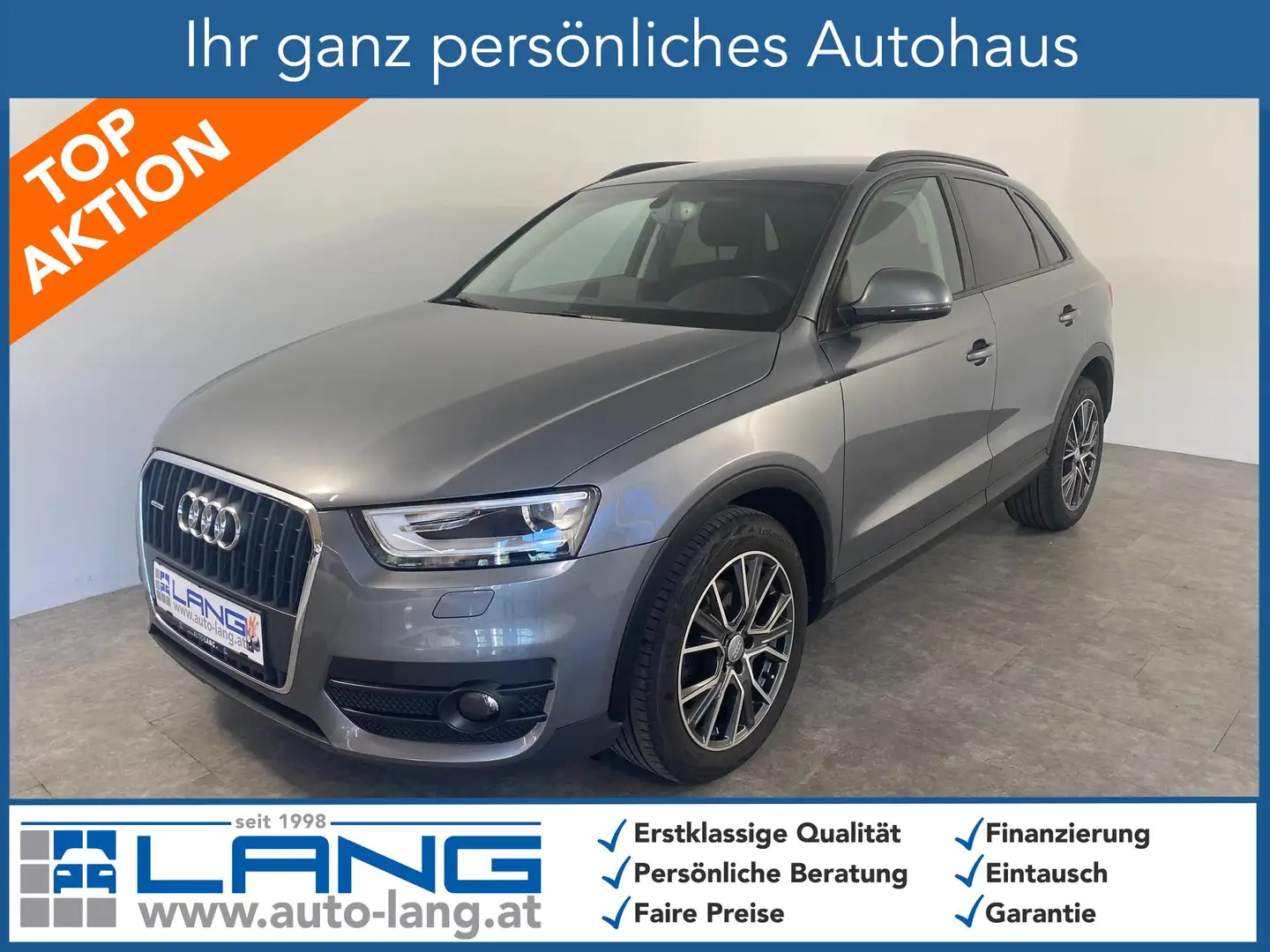 Audi Q3 2.0 TDI quattro XENON*AHK 103 kW (140 PS), Auto... Grau - 1
