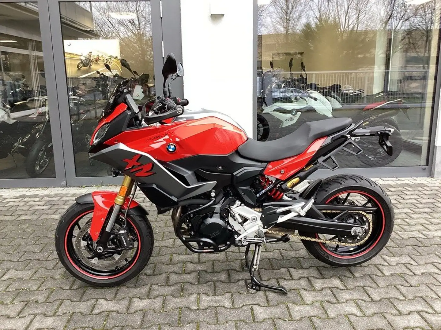 BMW F 900 XR Alle Pakete Motorschutzbügel Rot - 1