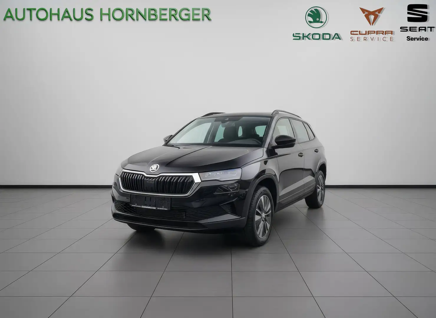 Skoda Karoq TourPlus 2.0TDI 115PS AHK Matrix NAVI Kamera PDC Schwarz - 1