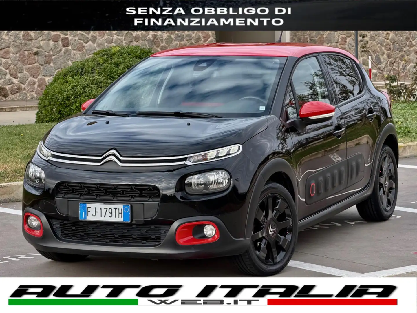 Citroen C3 1.6 HDi SHINE+RCAM+17BLACK+PDC+CRUISE Noir - 1