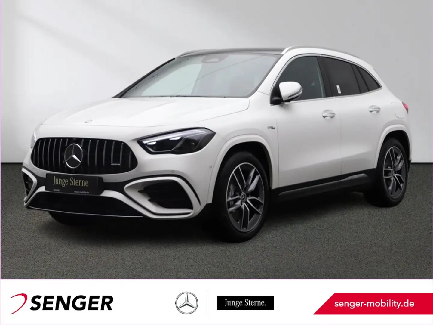 Mercedes-Benz GLA 35 AMG 4M Totwinkel Panorama Keyless Kamera Blanc - 1