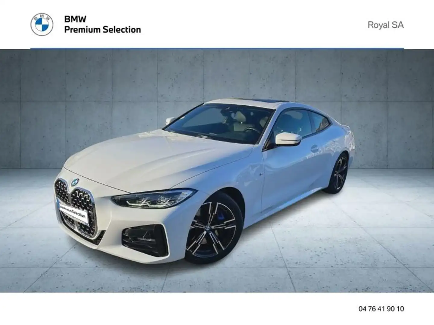 BMW 430 430dA xDrive 286ch M Sport Blanc - 1