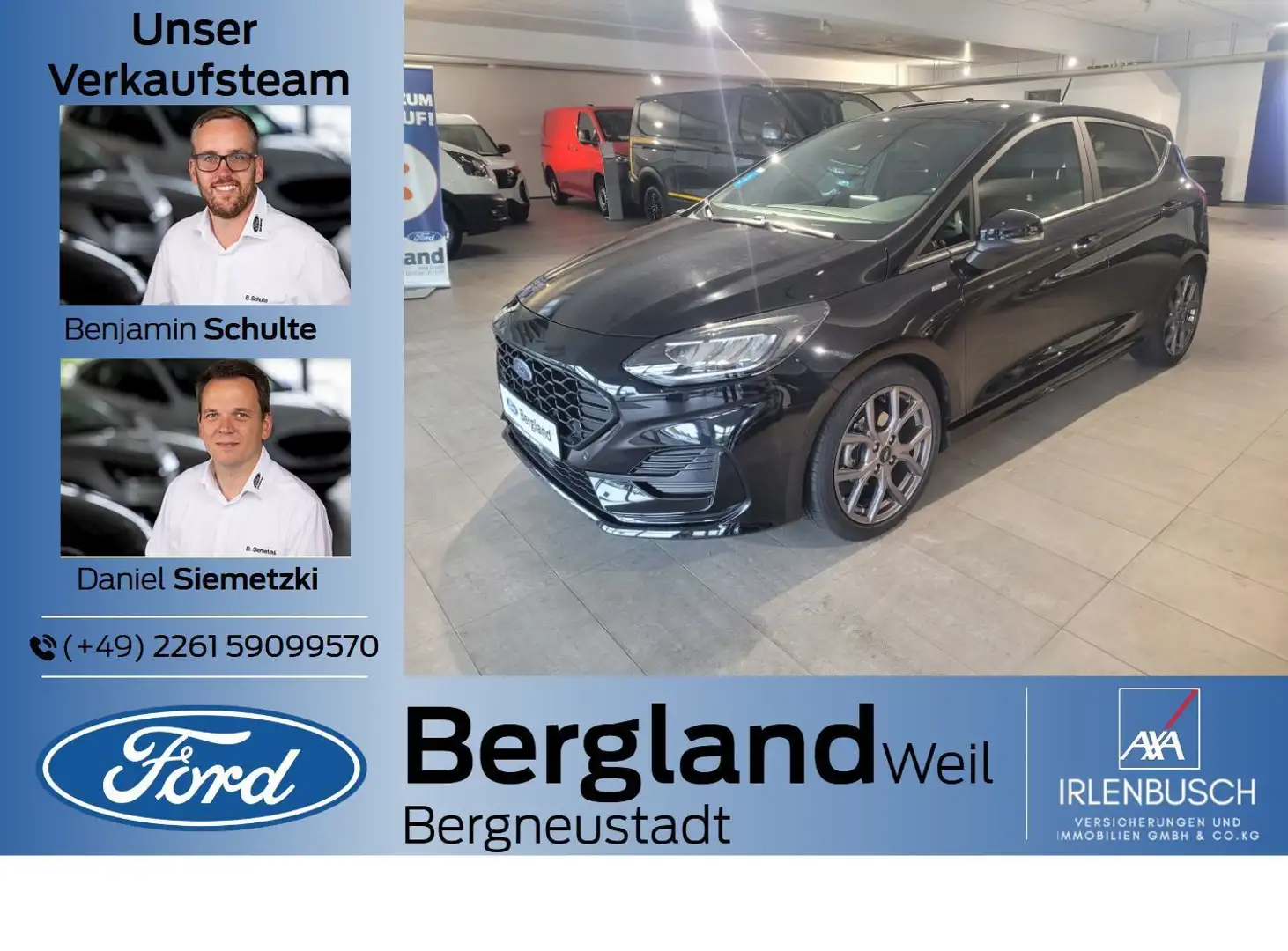 Ford Fiesta ST-LINE 1.0L MHEV 125PS Negro - 1