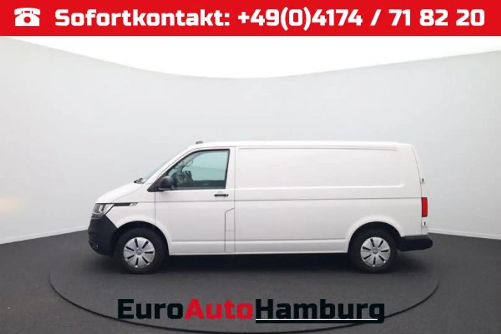Volkswagen Transporter 6.1 L2 2.0 TDi 150PS Langer Radstand 2-Sitzer Klim Weiß - 1
