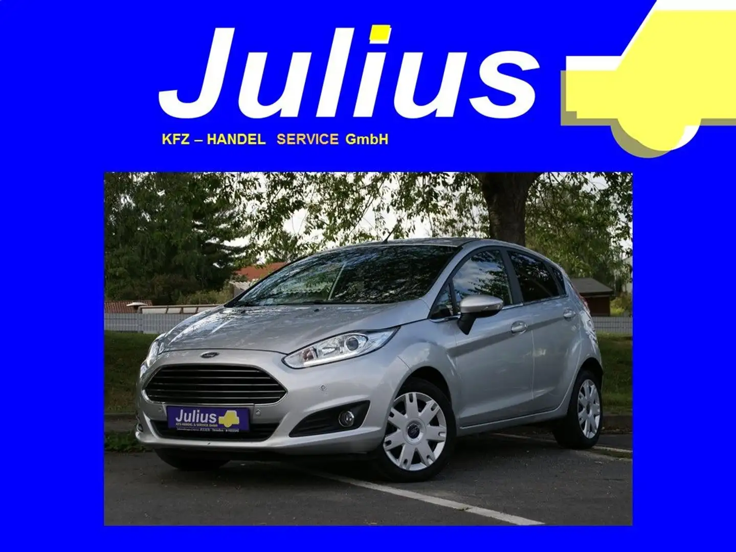 Ford Fiesta Titanium KLIMA SHZ EL.FH Argent - 1