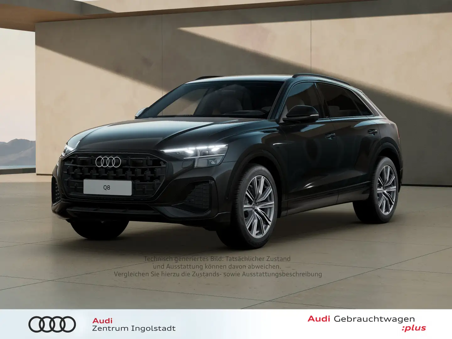 Audi Q8 45 TDI qu MATRIX Luft AHK HuD Optik-schw. 21" Schwarz - 2