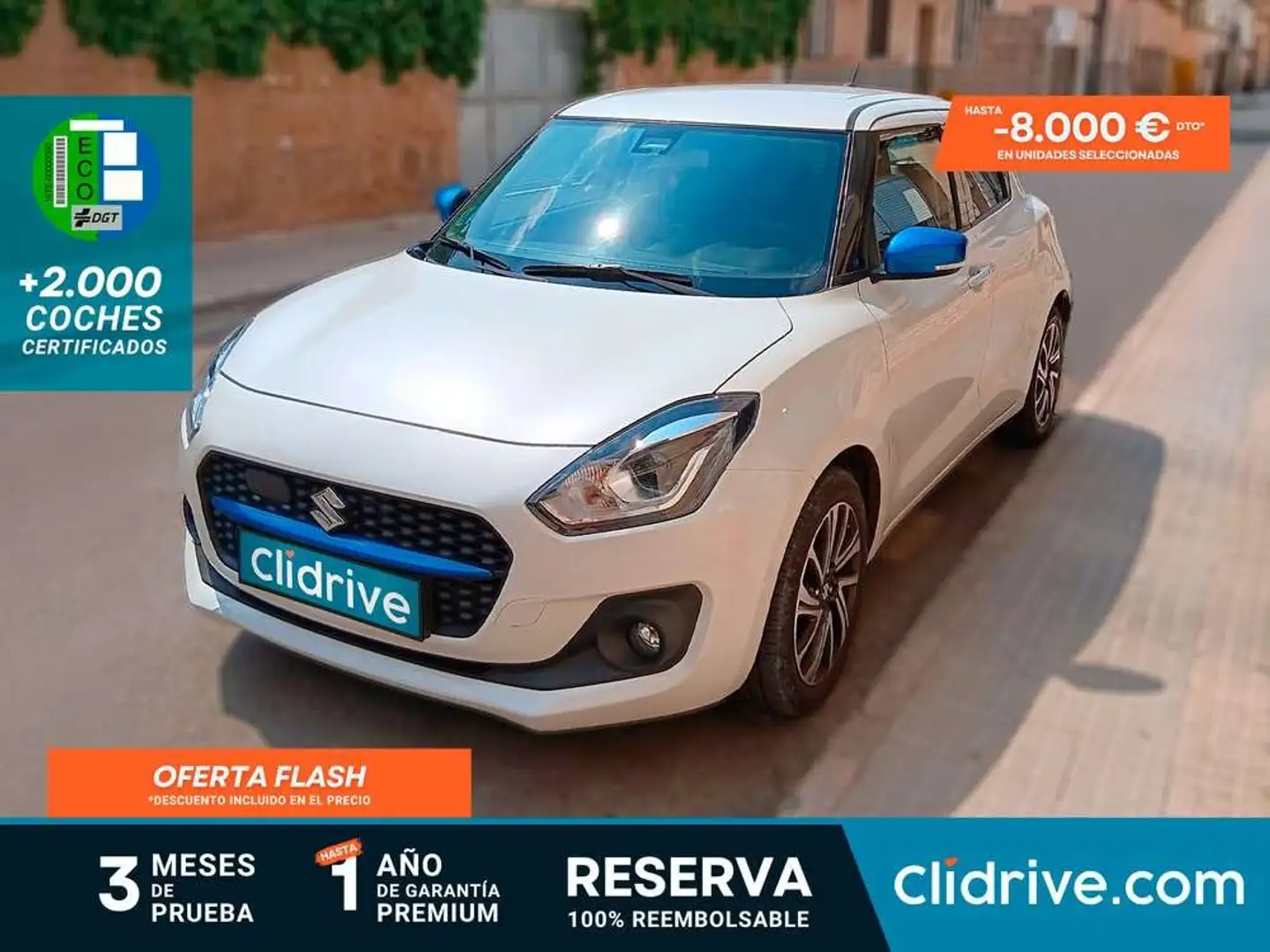 Suzuki Swift 1.2 GLX MILD HYBRID Blanco - 1