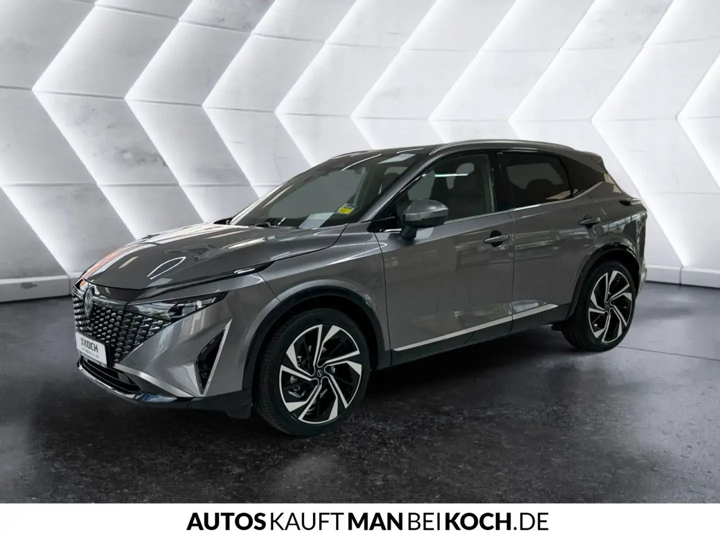 Nissan Qashqai 1.3 DIG-T Tekna + M.Hybrid AT PD Navi LED Gris - 2
