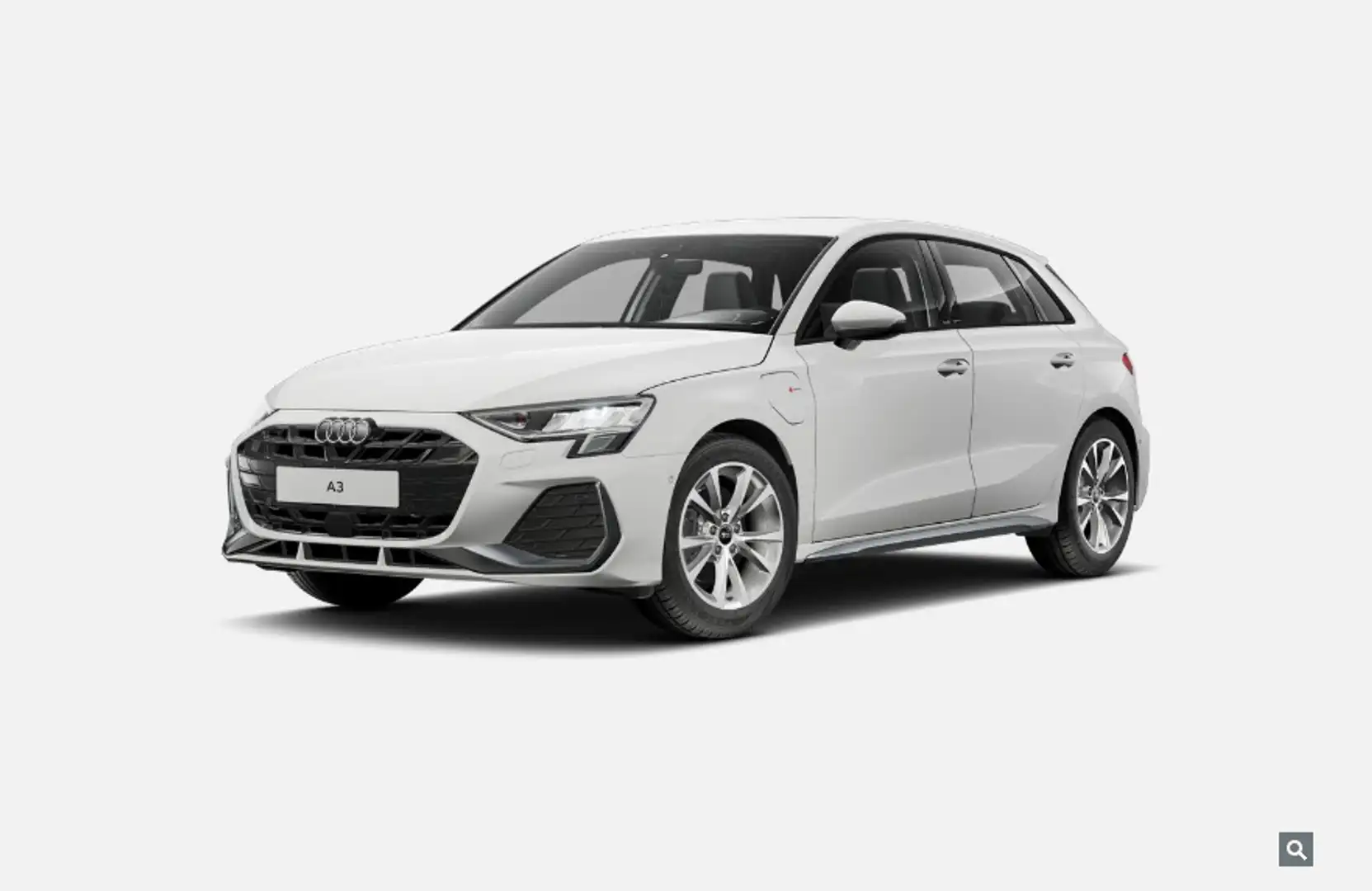 Audi A3 Sportback S-line 40 TFSIe Weiß - 2