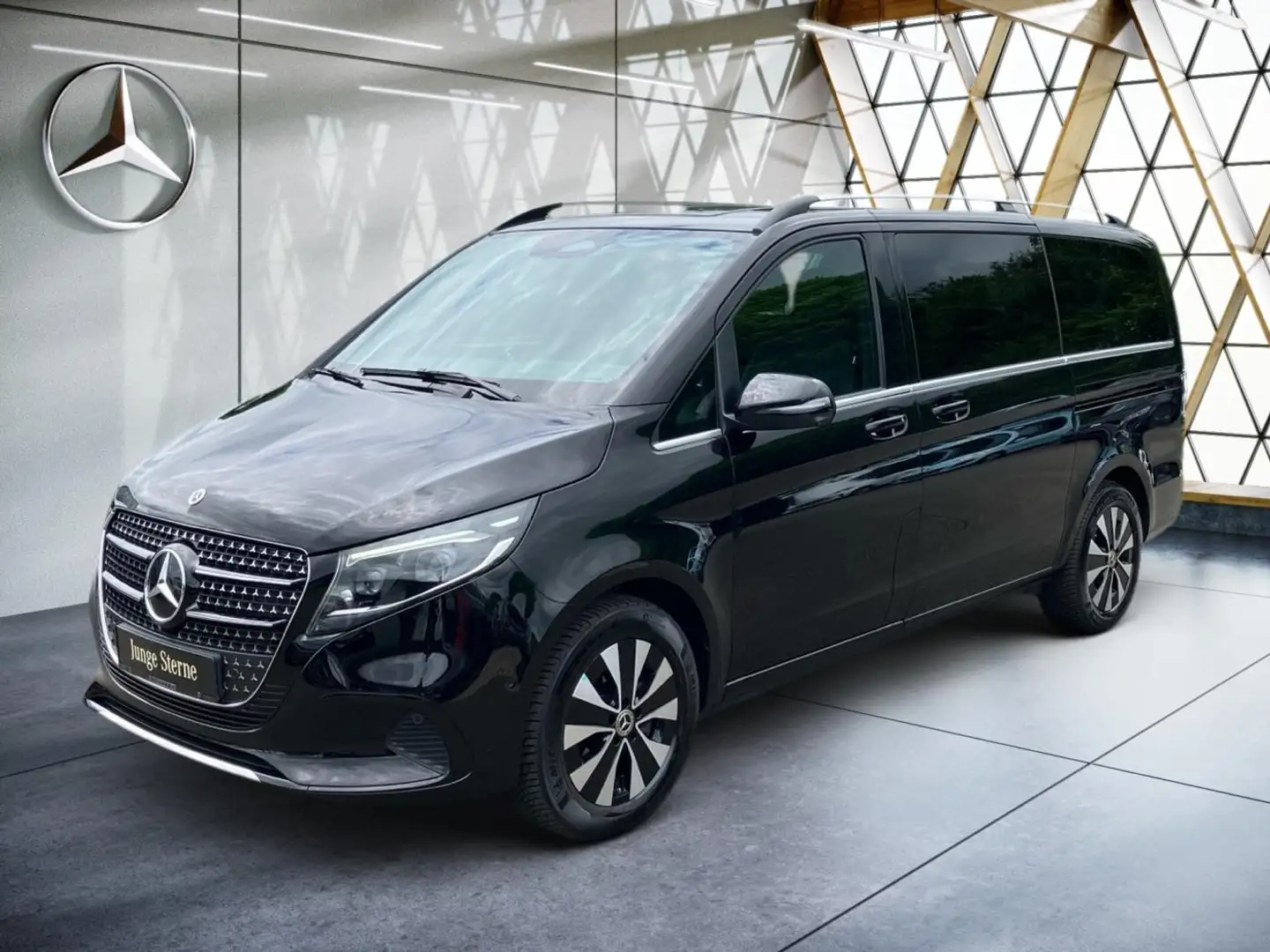 Mercedes-Benz V 300 d AVANTGARDE Lang AR-Navi*AHK*StandH*EasyP Schwarz - 2