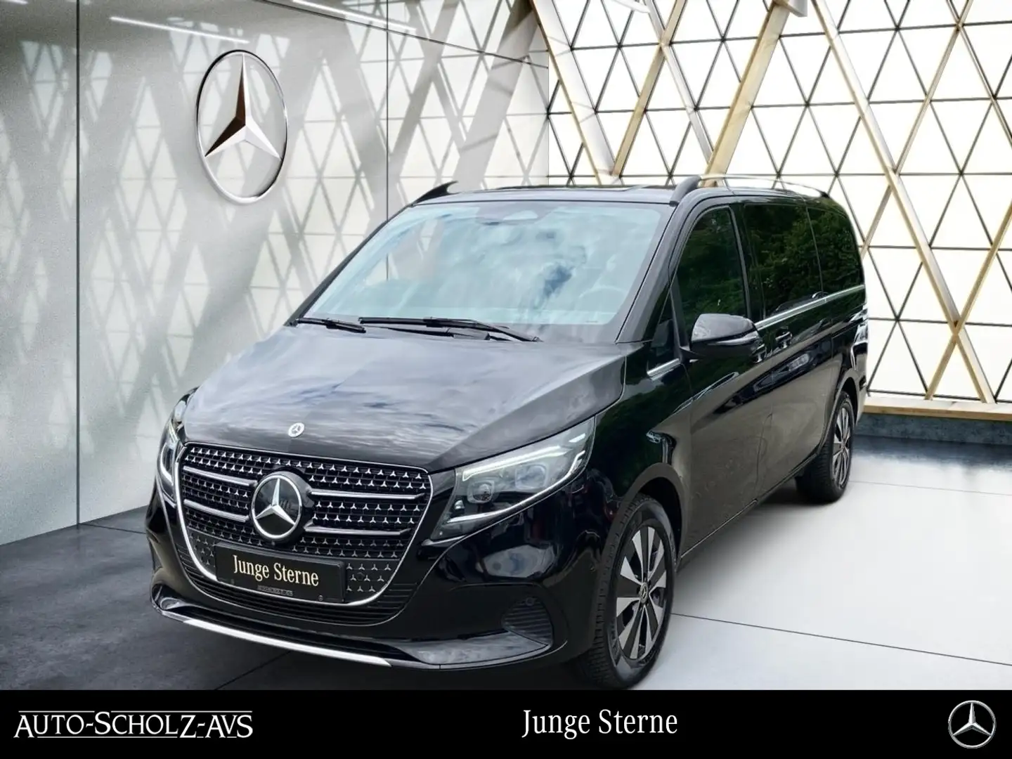 Mercedes-Benz V 300 d AVANTGARDE Lang AR-Navi*AHK*StandH*EasyP Schwarz - 1