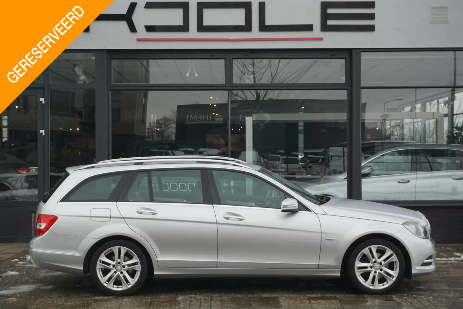 Mercedes-Benz C 180 Estate Business Class Avantgarde | Dealer onderhou Gris - 1