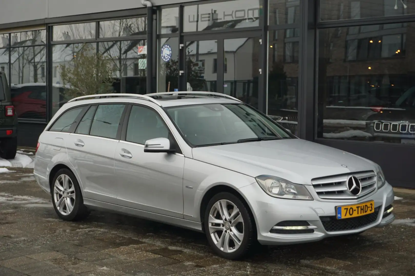 Mercedes-Benz C 180 Estate Business Class Avantgarde | Dealer onderhou Gris - 2