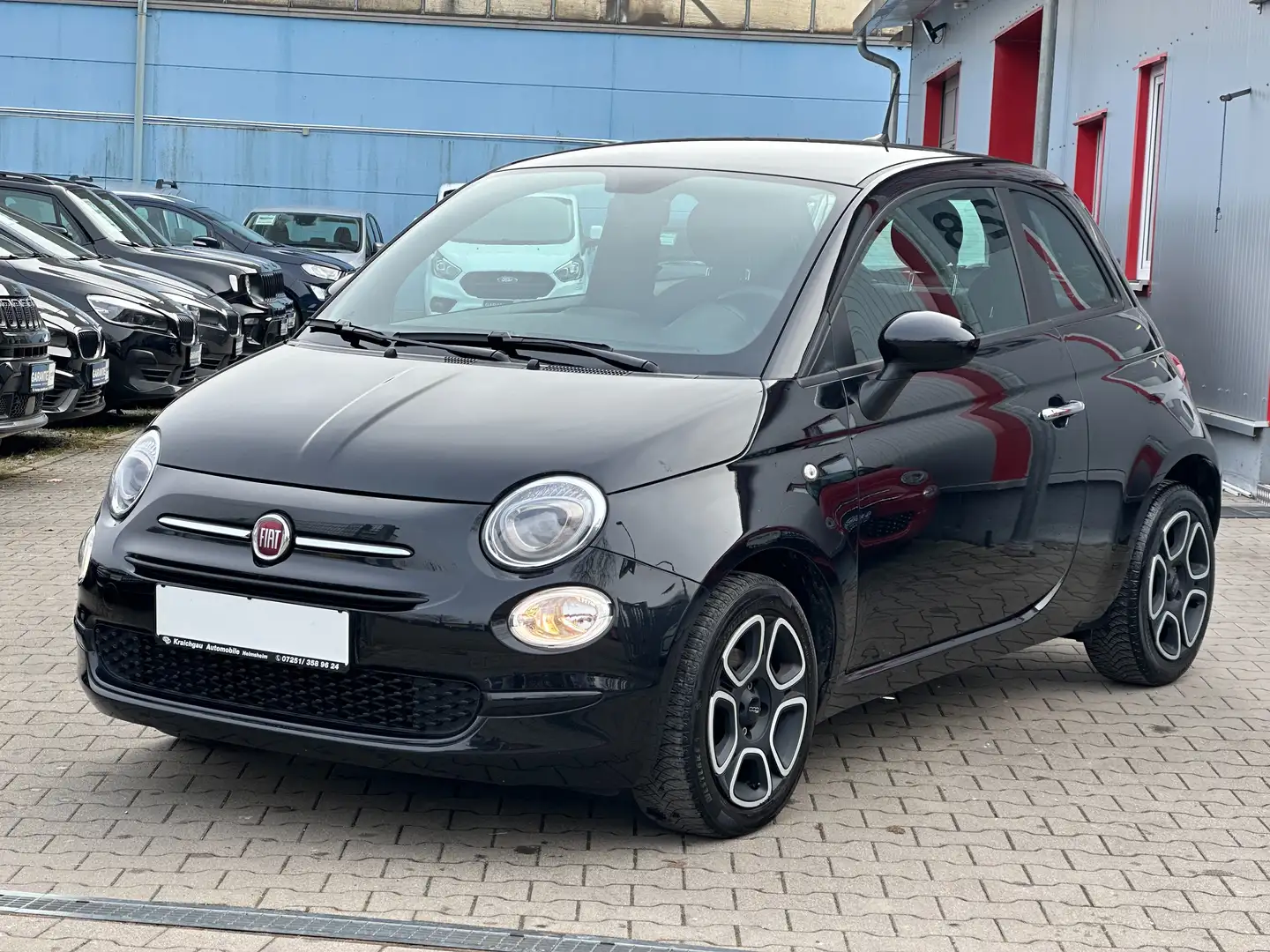 Fiat 500 1.0 Hybrid Club*TüV Neu*KLIMA*TEMPO*DAB* Schwarz - 1