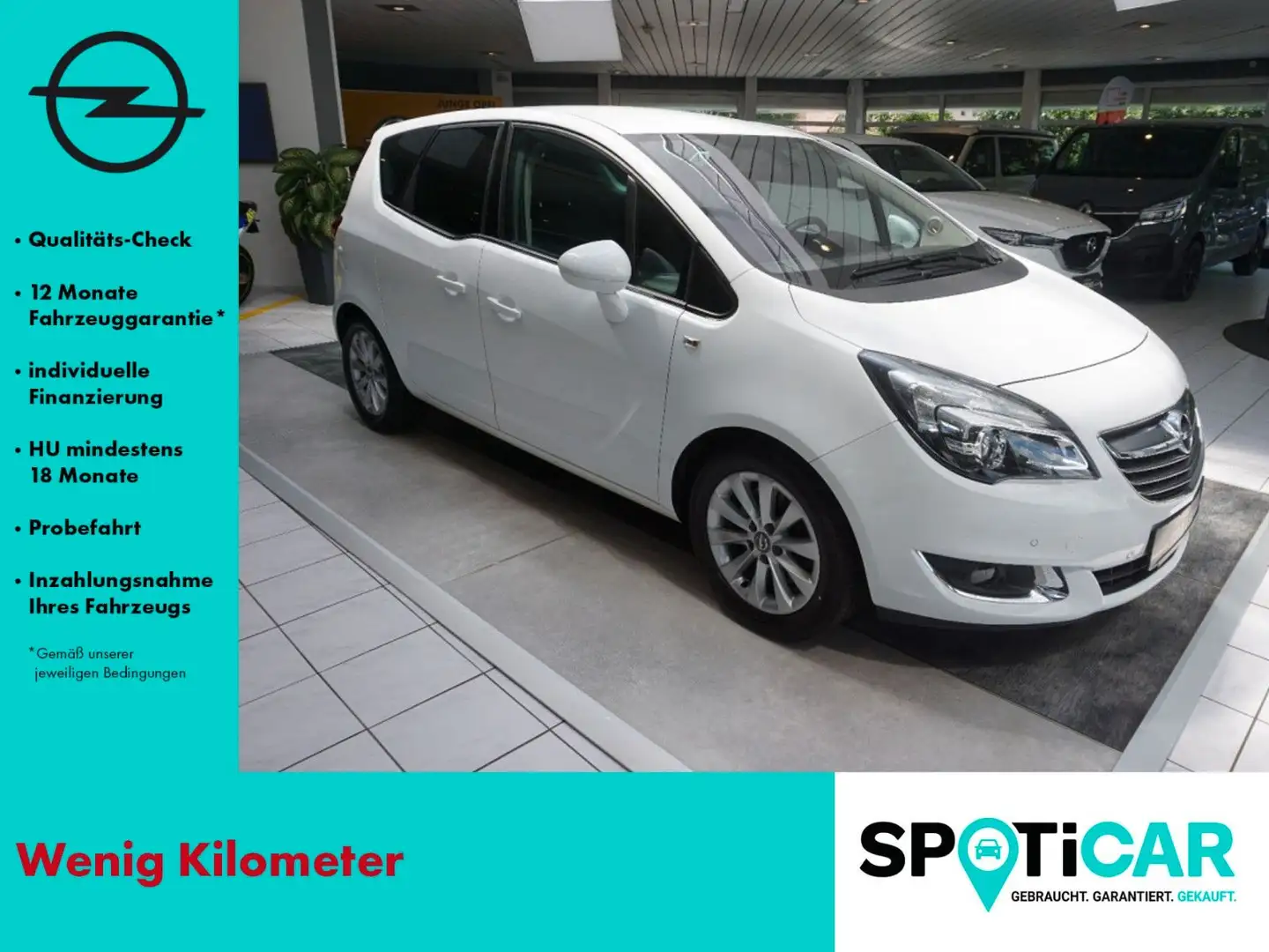 Opel Meriva B Innovation NAVI, SITZHEIZUNG, 2x PDC Weiß - 1