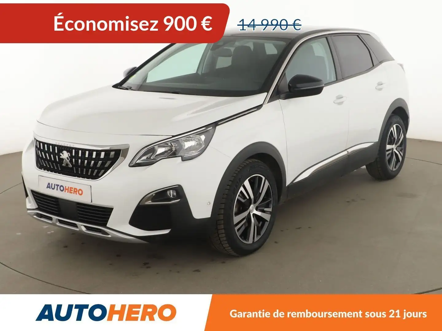 Peugeot 3008 1.5 Blue-HDi Allure Blanc - 1