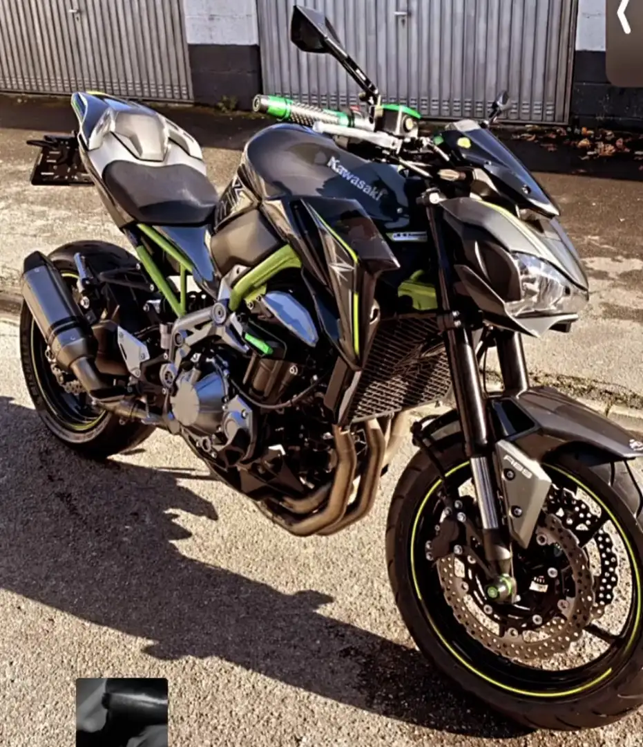 Kawasaki Z 900 akrapovic Noir - 2