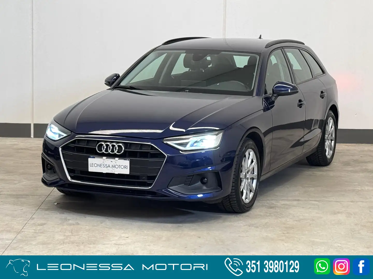 Audi A4 A4 Avant 40 2.0 tdi mhev  Advanced 204cv s-tronic Blu/Azzurro - 1