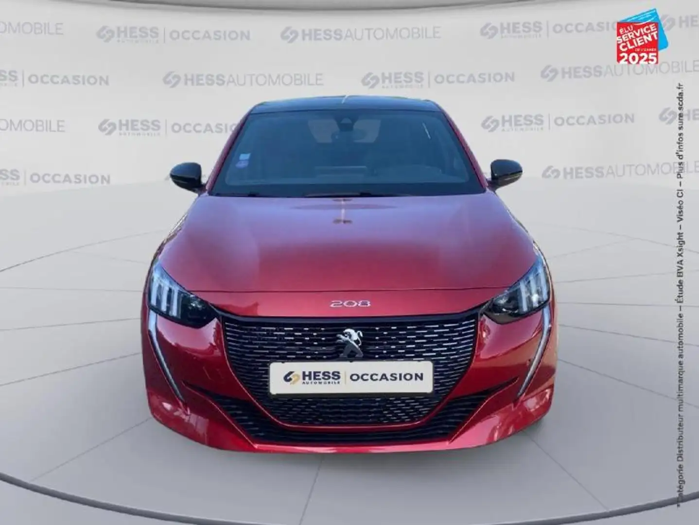 Peugeot 208 1.2 PureTech 100ch S/S GT Line Tpano GPS Camera Rouge - 2