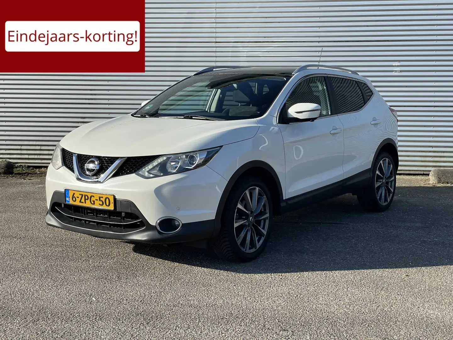 Nissan Qashqai 1.6 DIG-T 163pk Connect Edition|360cam|PANO Blanc - 1