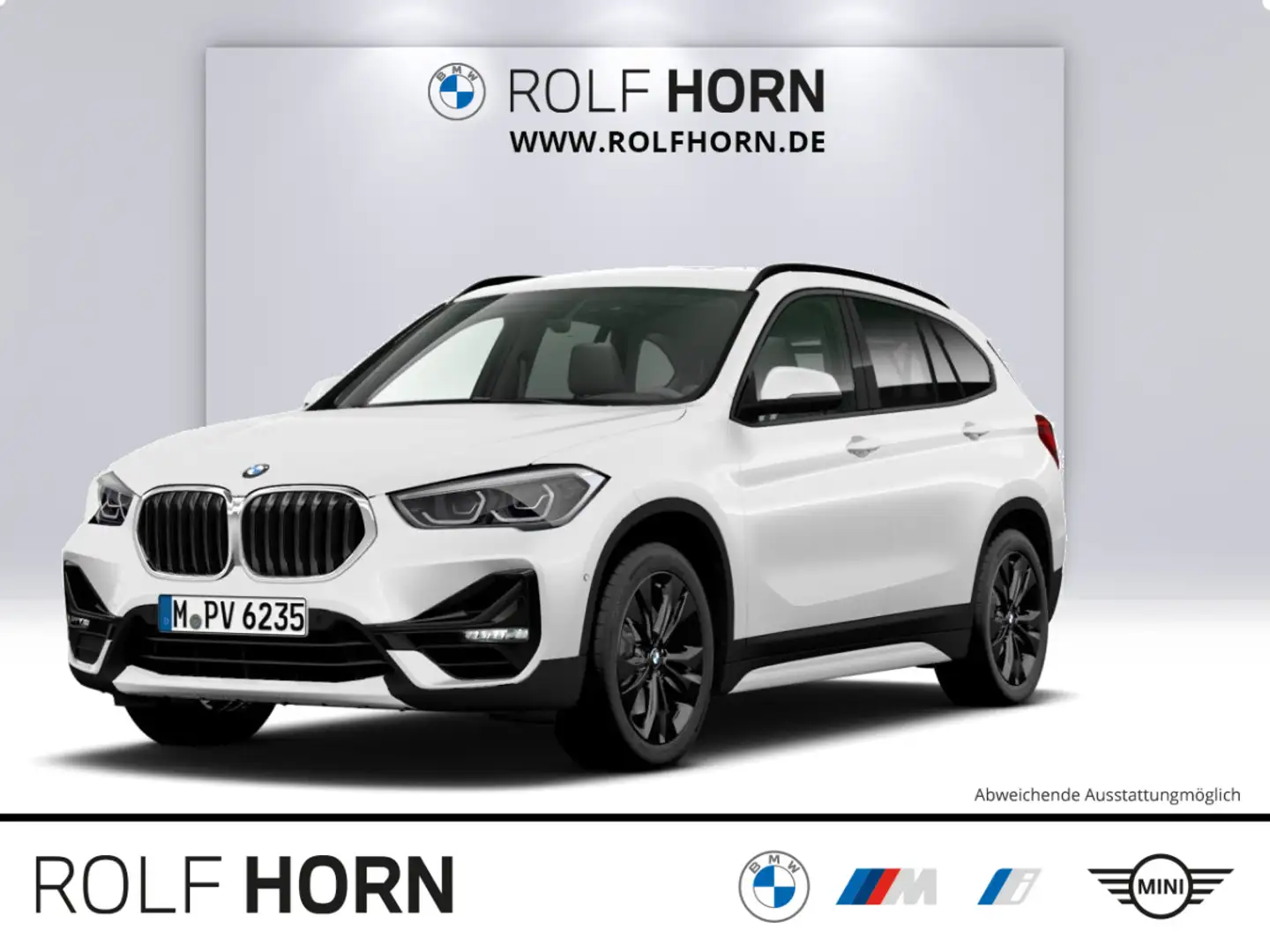 BMW X1 sDrive20i Sport Line Autom Navi LED RFK Klima Blanc - 1