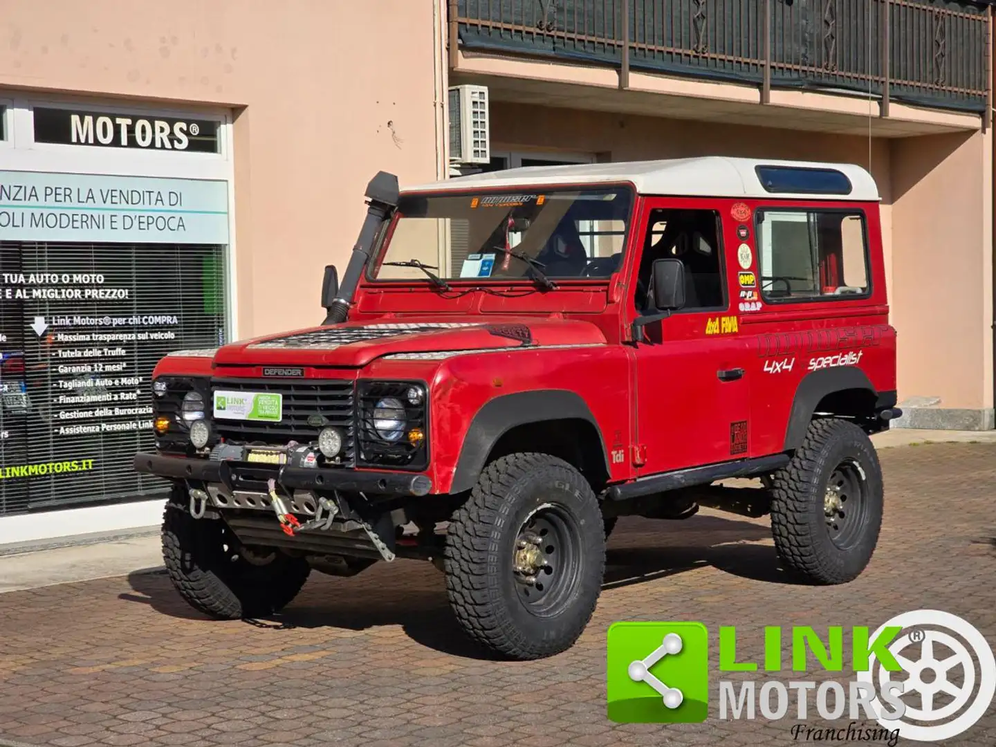 Land Rover Defender 90 300 TDI MODIFICHE OMOLOGATE Rosso - 1