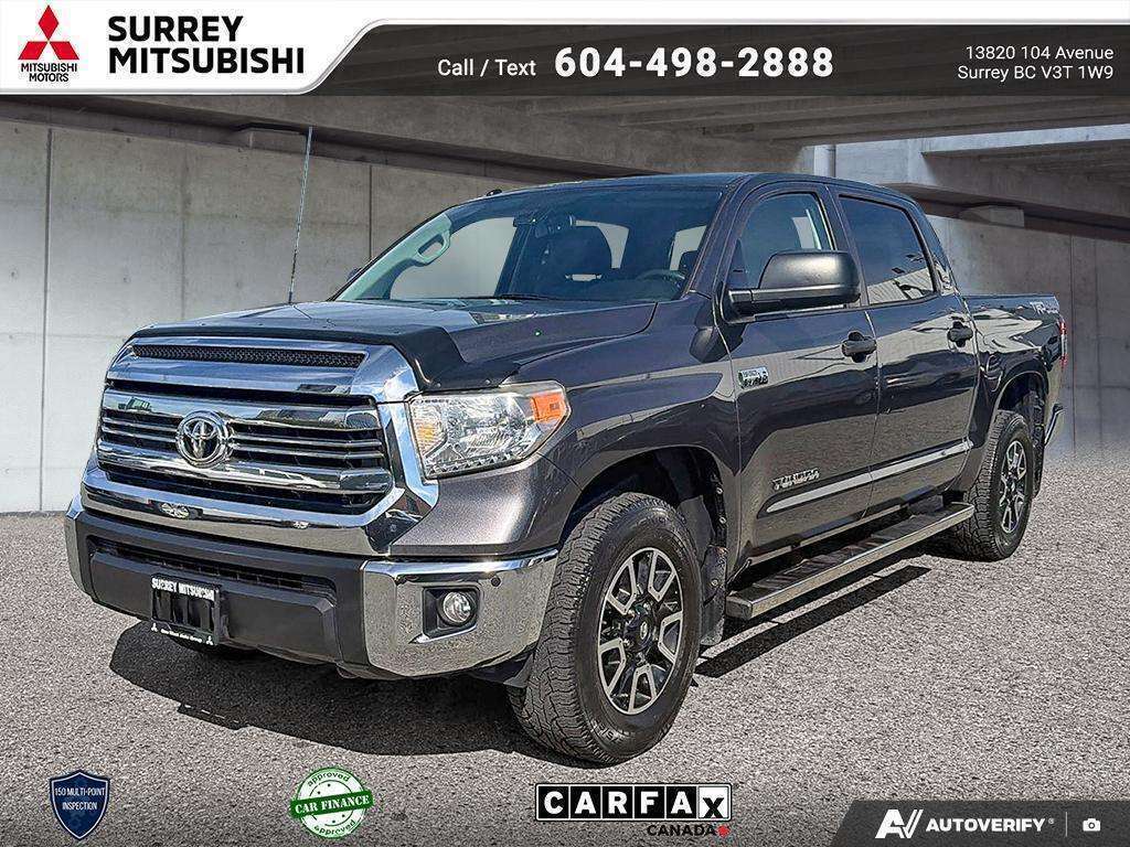 Gray 2017 Toyota Tundra Pickup Truck Four-Wheel Drive Automatic