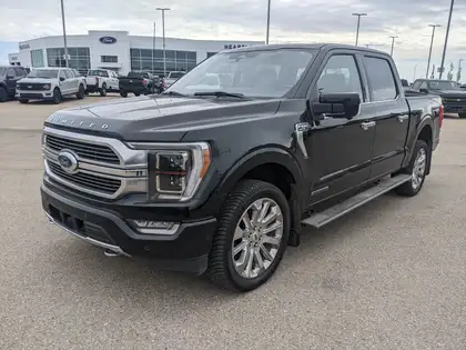 Black 2023 Ford F-150 Limited SuperCrew 4WD Pickup Truck Four-Wheel Drive Automatic