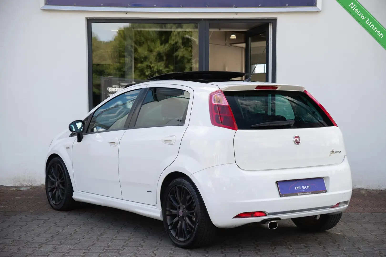 Fiat Grande Punto 1.4-16V Sport 120PK|Panoramadak|Abarth|Clima|Cruis Weiß - 2