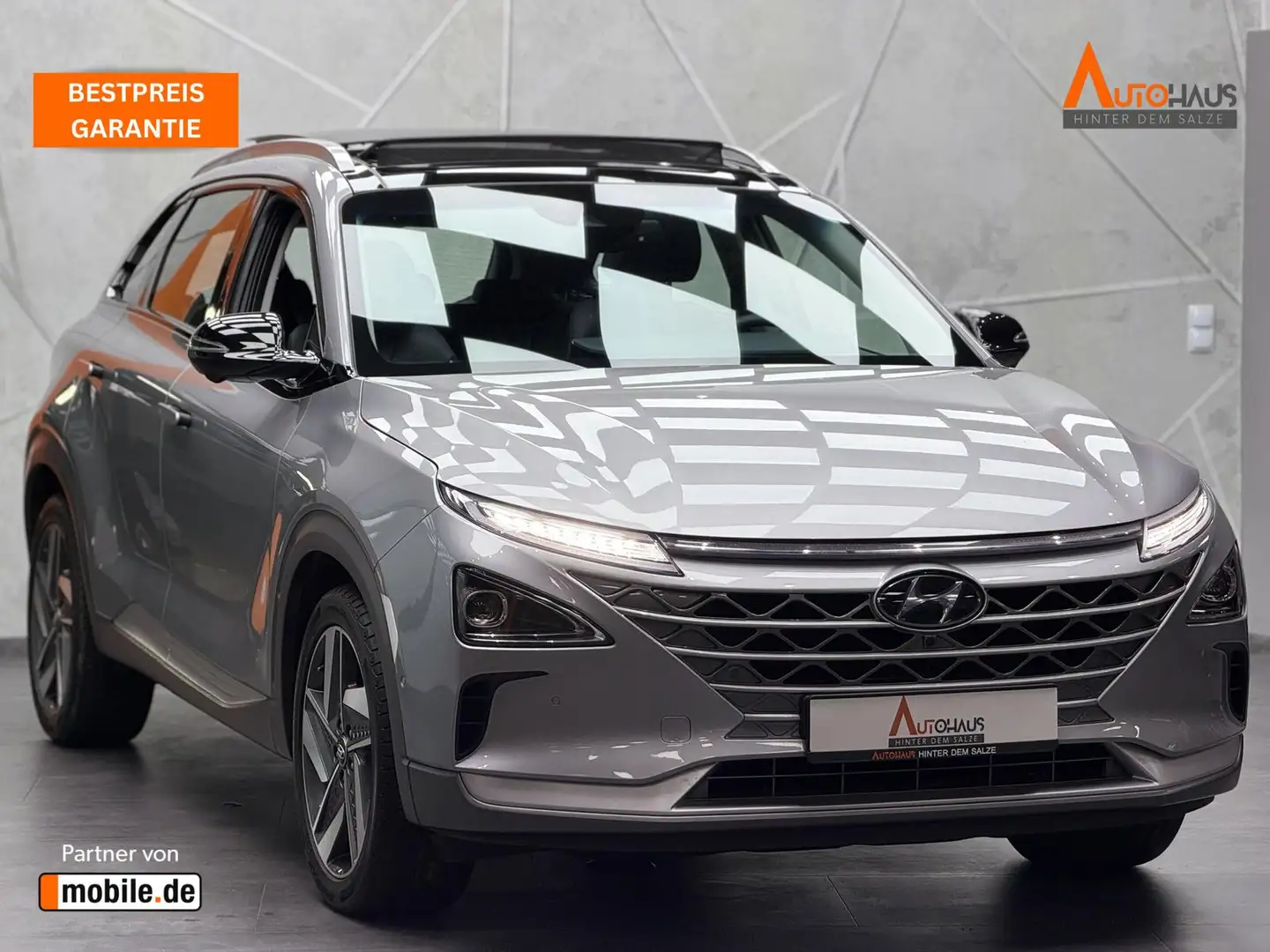 Hyundai NEXO Basis  |360|PANO|SITZBELÜF|SHZG|KLIMA|VIRT| Argent - 1
