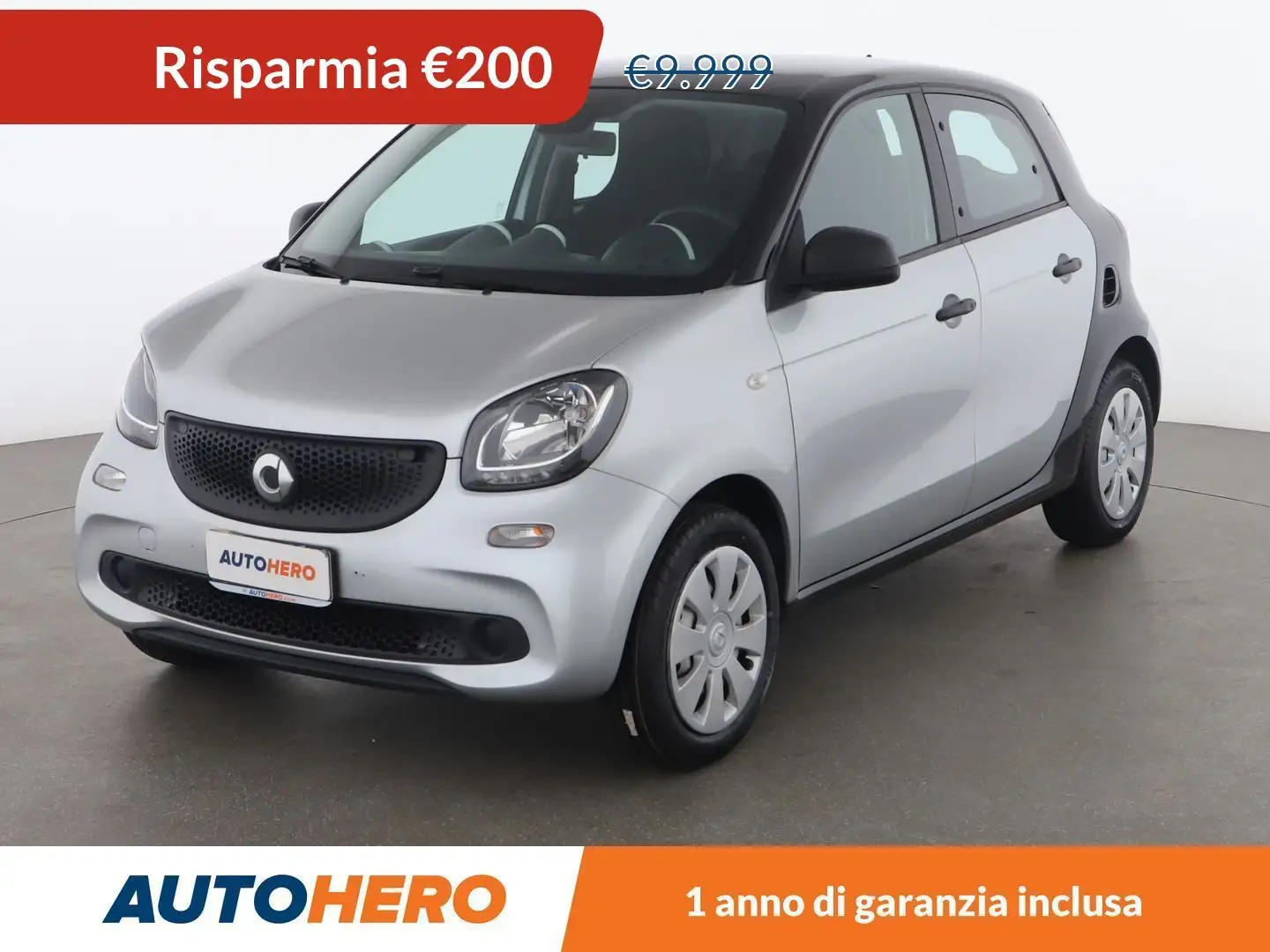 smart forFour 1.0 youngster 70 CV Argento - 1