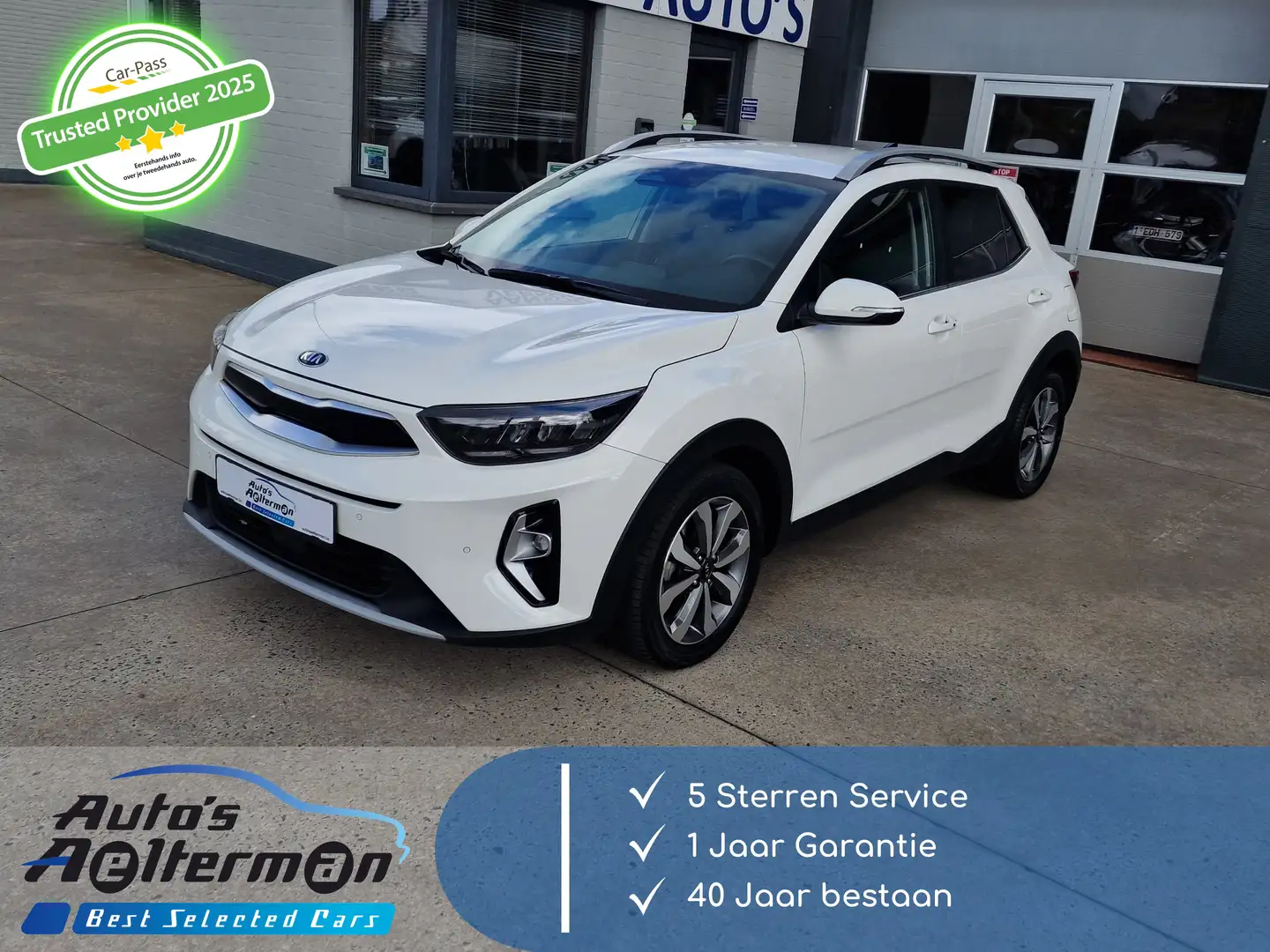 Kia Stonic Stonic 1.0 T-GDI GPS * LED * CRUISE CONTROL * Blanc - 1