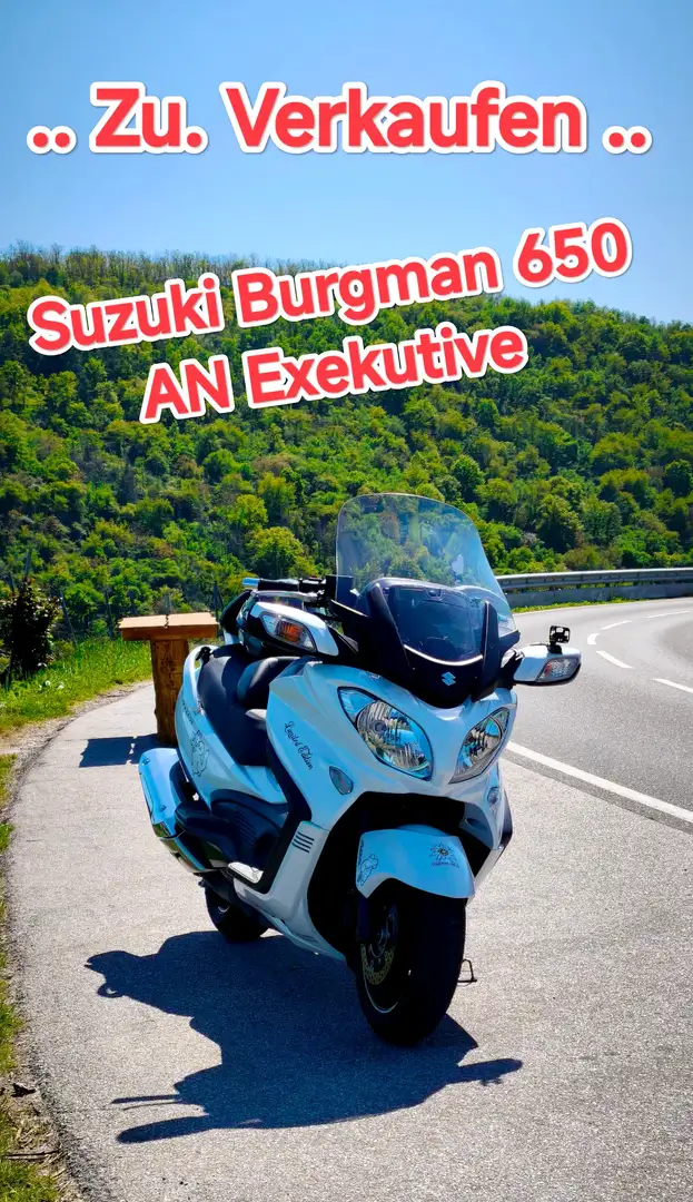 Suzuki Burgman 650 Alb - 1