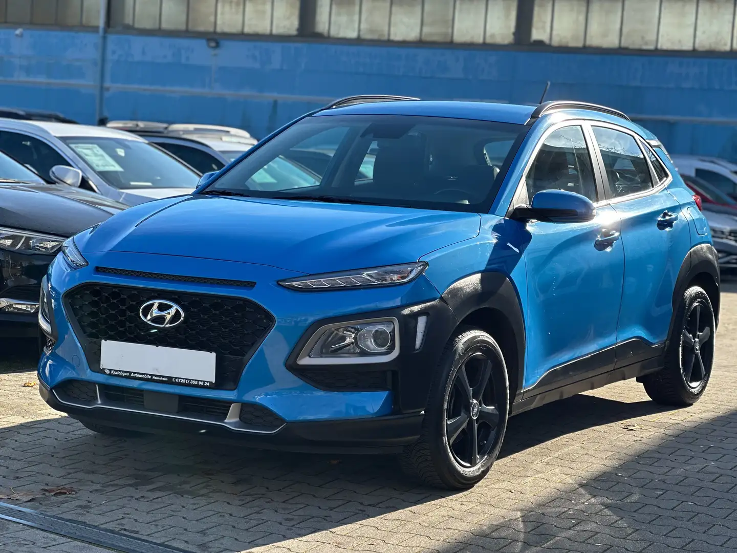 Hyundai KONA 1.0 T-GDI*AHK*Klima*Tempo*Alu*Sitzheizung Blau - 1