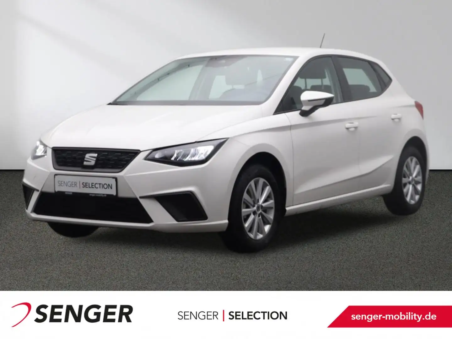 SEAT Ibiza 1.0 MPI CarPlay LED Komfort-P. Full Link Blanc - 1