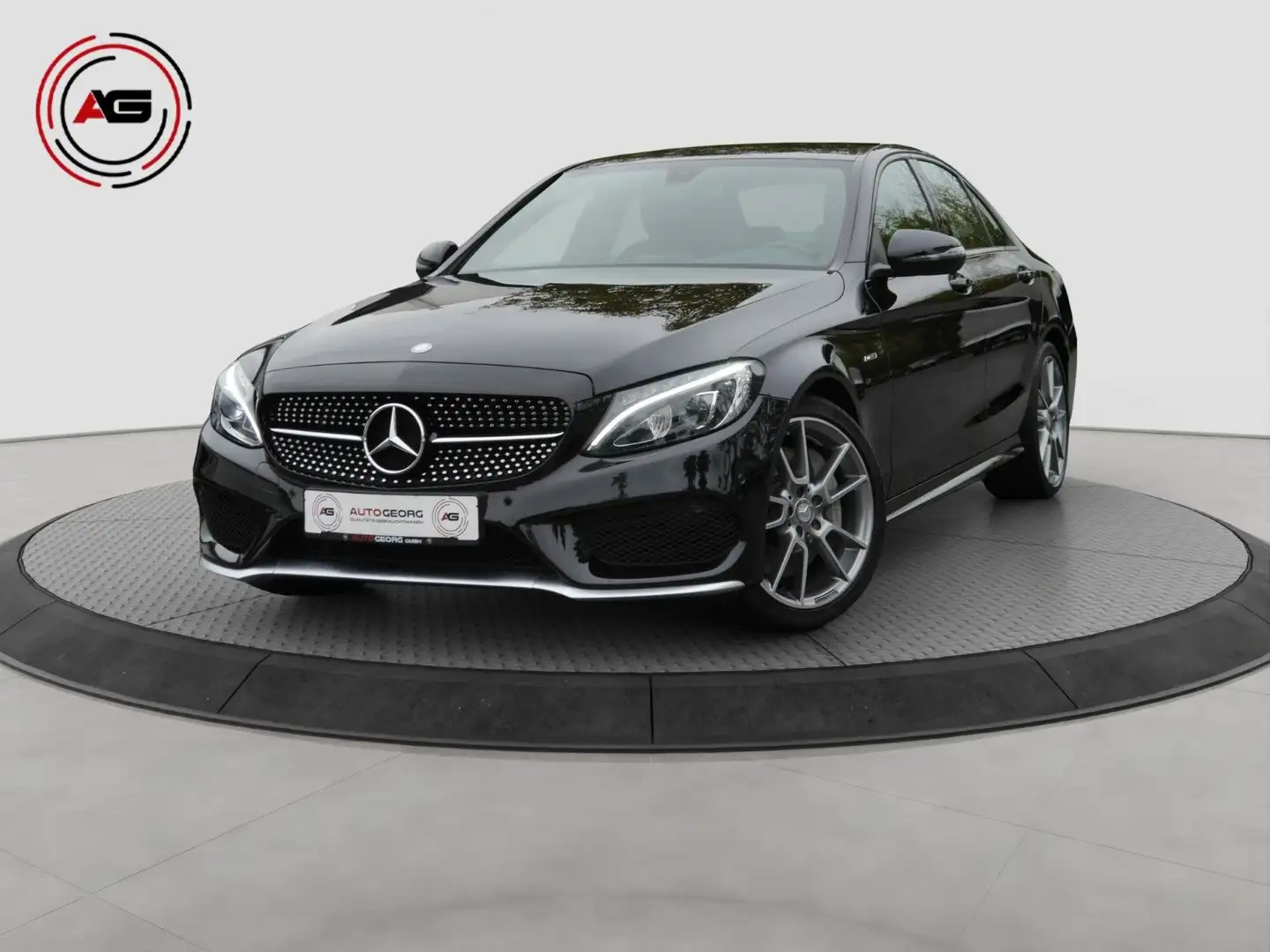 Mercedes-Benz C 450 4M KAMERA BURMESTER SPORT-AGA 19 ZOLL Чорний - 1