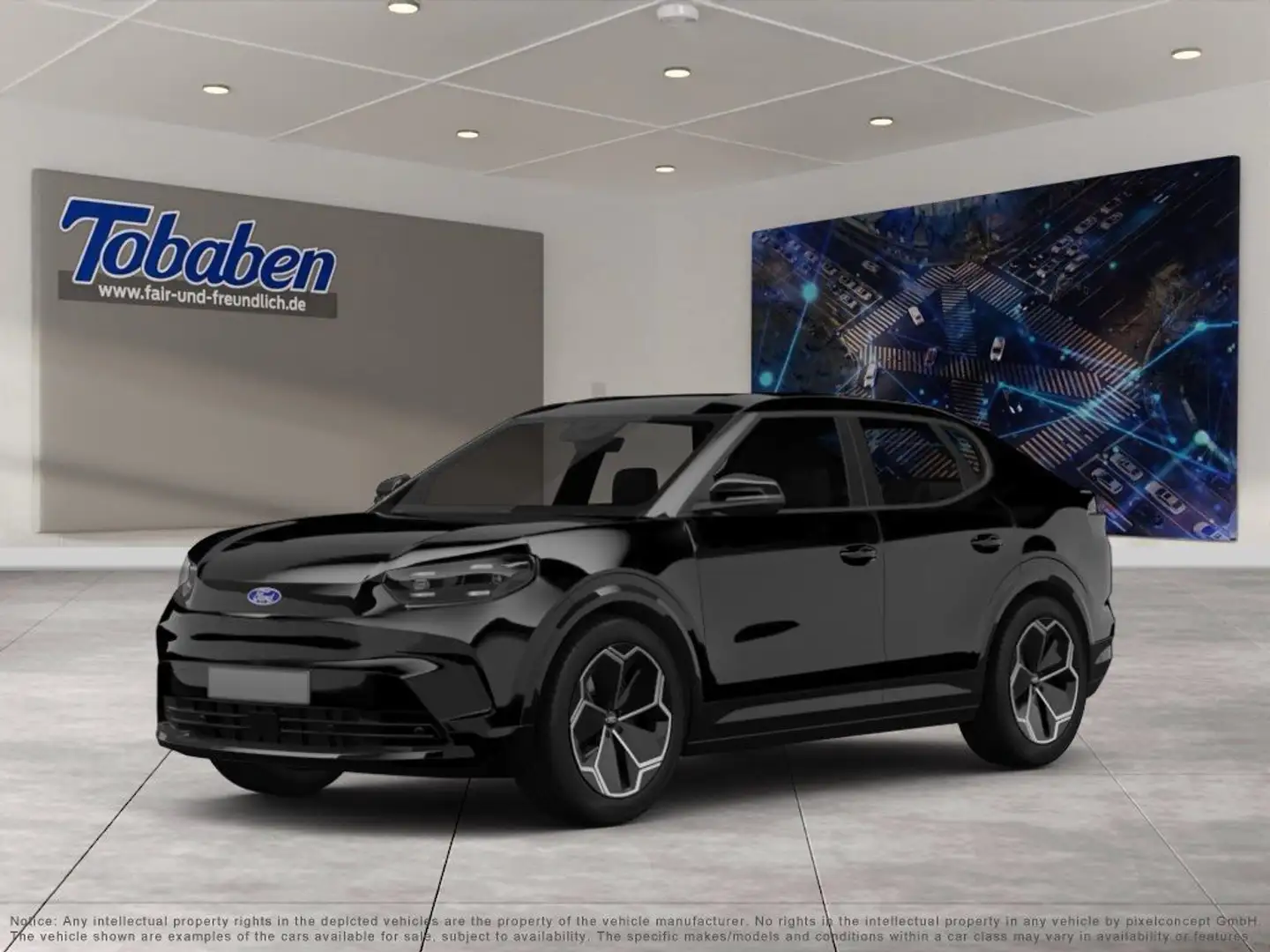 Ford Capri Dualmotor Extended R. 79kWh AWD Noir - 1