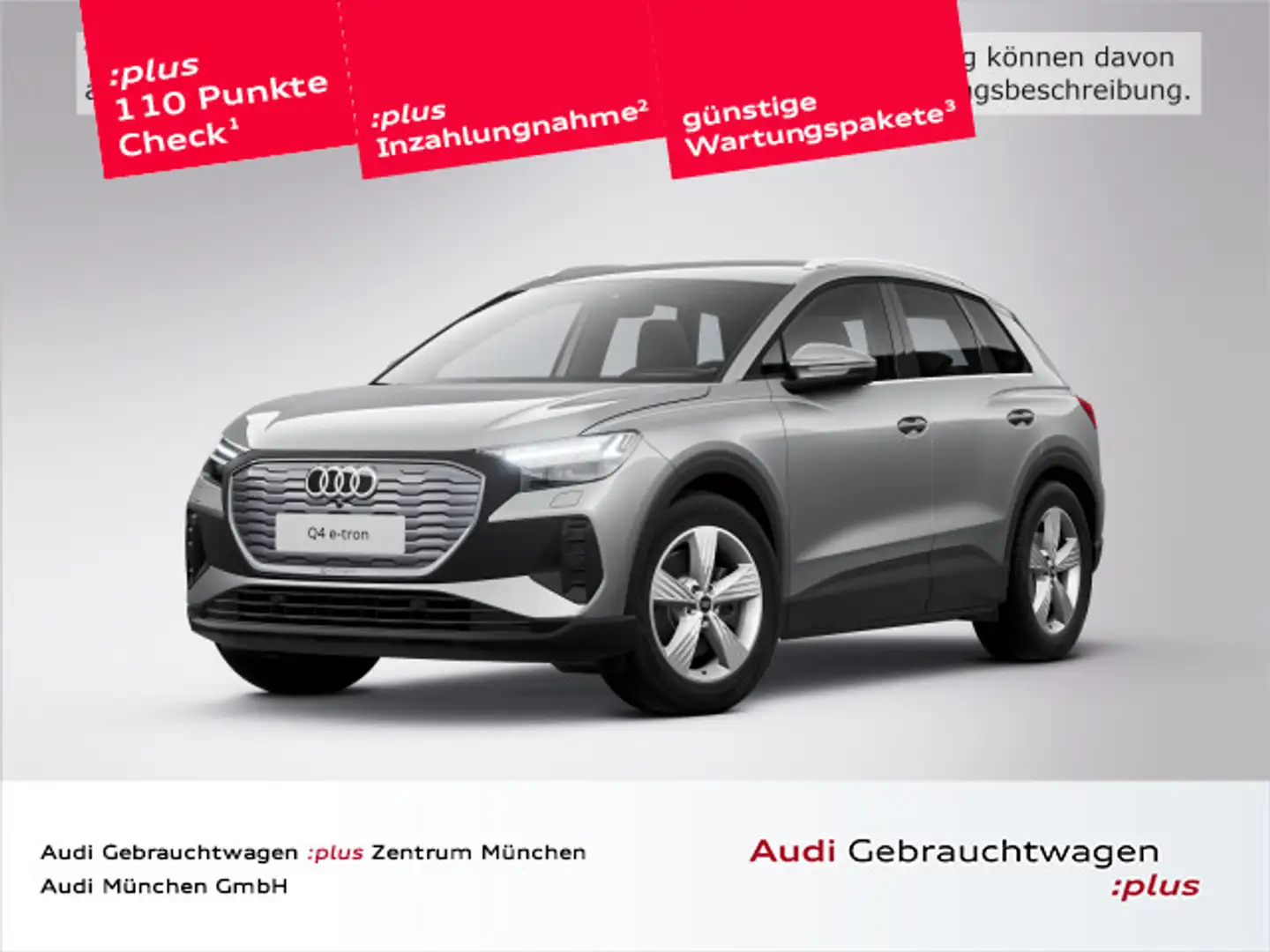 Audi Q4 e-tron 45 Matrix/ACC/Wärmep./Kamera Grau - 1